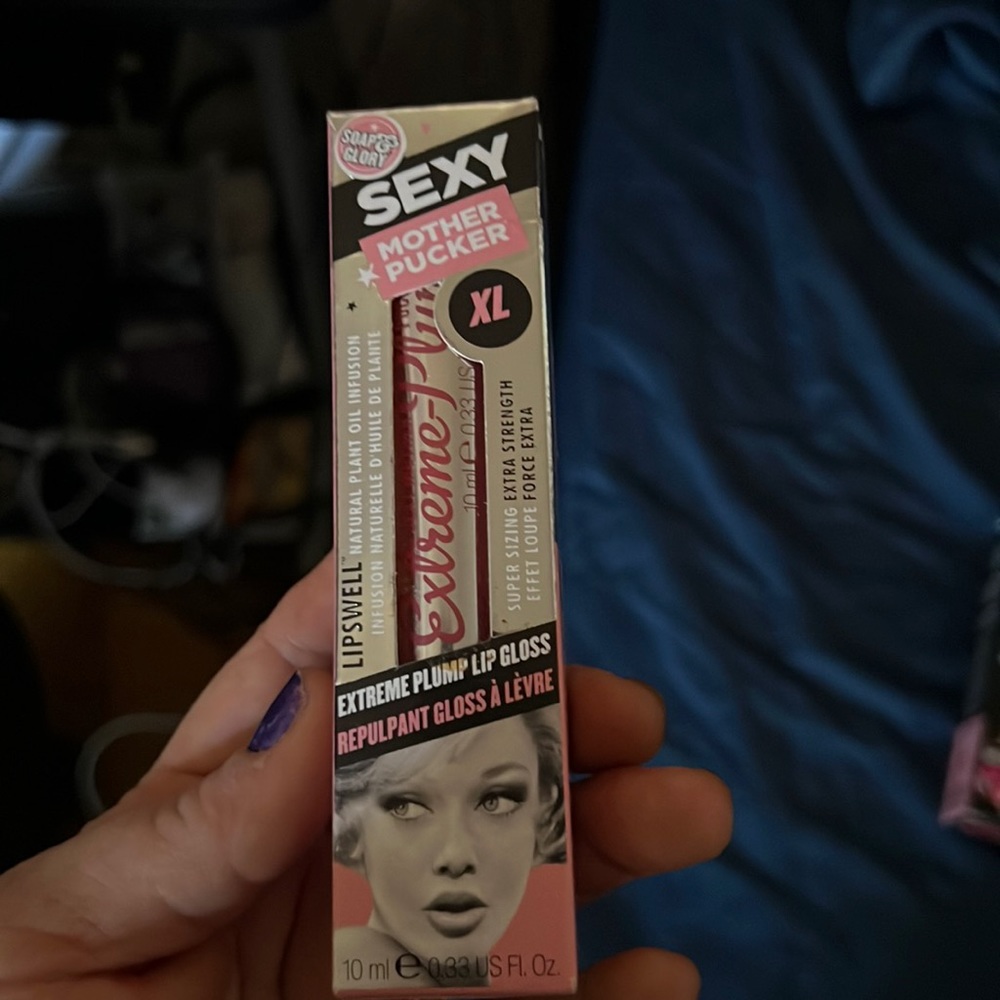 Sexy mother pucker in XL clear..last one left! New in box